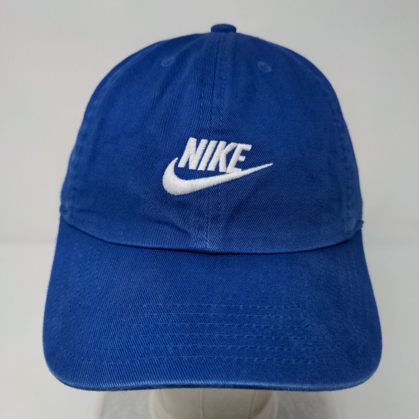 Nike Swoosh Slideback Hat Blue OSFM Heritage86 Embroidered Adjustable