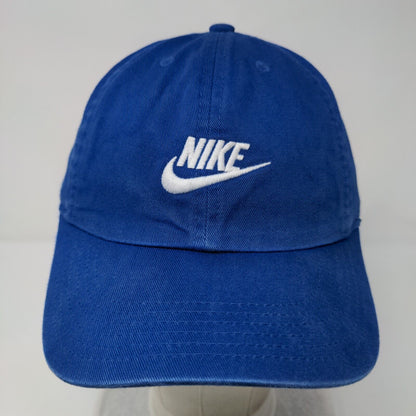 Nike Swoosh Slideback Hat Blue OSFM Heritage86 Embroidered Adjustable