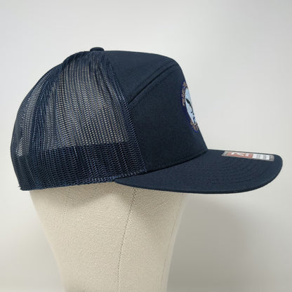Richardson 5 Panel Blue One Size Hat Peregrine Squadron Boise Idaho Flat Bill