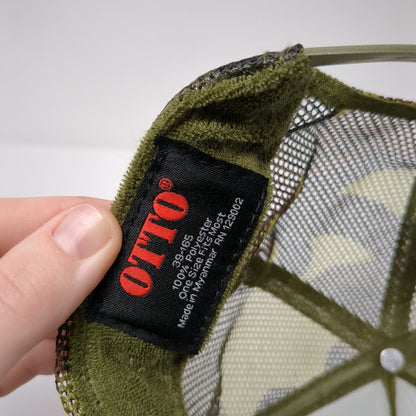 Boats Hoes 24 Snapback Trucker Hat Camouflage OSFA Adjustable Mesh Back Otto