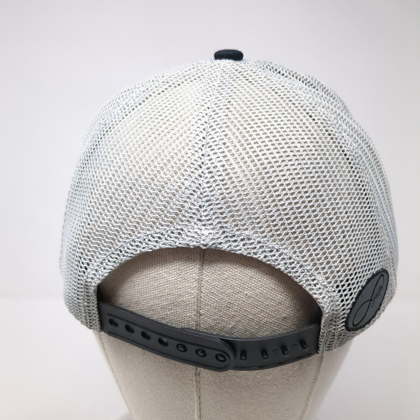 Top of Tamarack Snapback Trucker Hat Black One Size Mesh Back 6 Panel