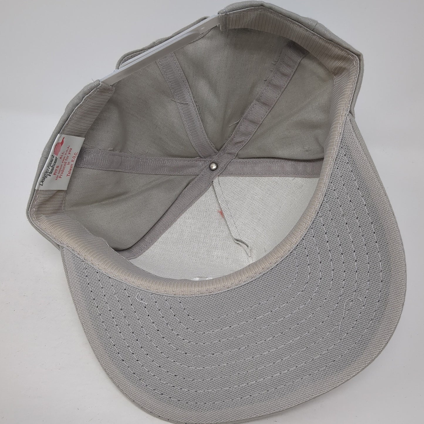 Chevron Delo Snapback Hat Gray One Size Solid Adjustable Embroidered