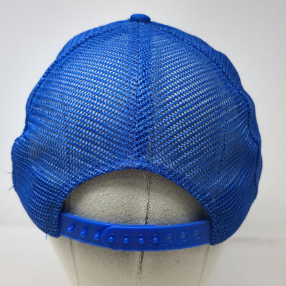 Sportcap Trucker Hat Blue Idaho Safari Potato Mascot Mesh Snapback Vintage