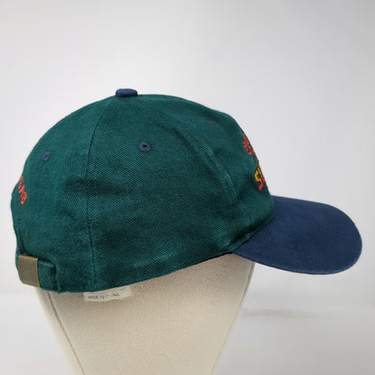 Green Blue Baseball Cap One Size Suncoast Las Vegas Club Denaro Sun Logo Hat