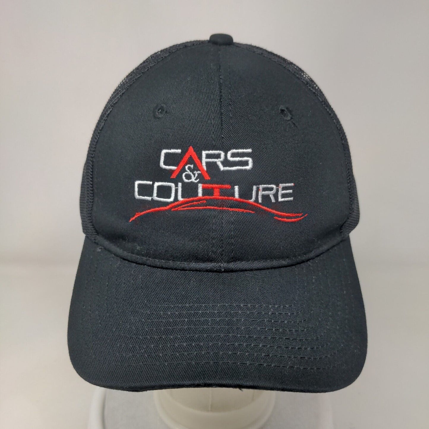 Cars & Couture Snapback Trucker Hat Black One Size Adjustable Port Authority