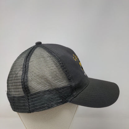 C.L. Boyd We Dig America Snapback Mesh Back Trucker Hat Gray OSFM Otto