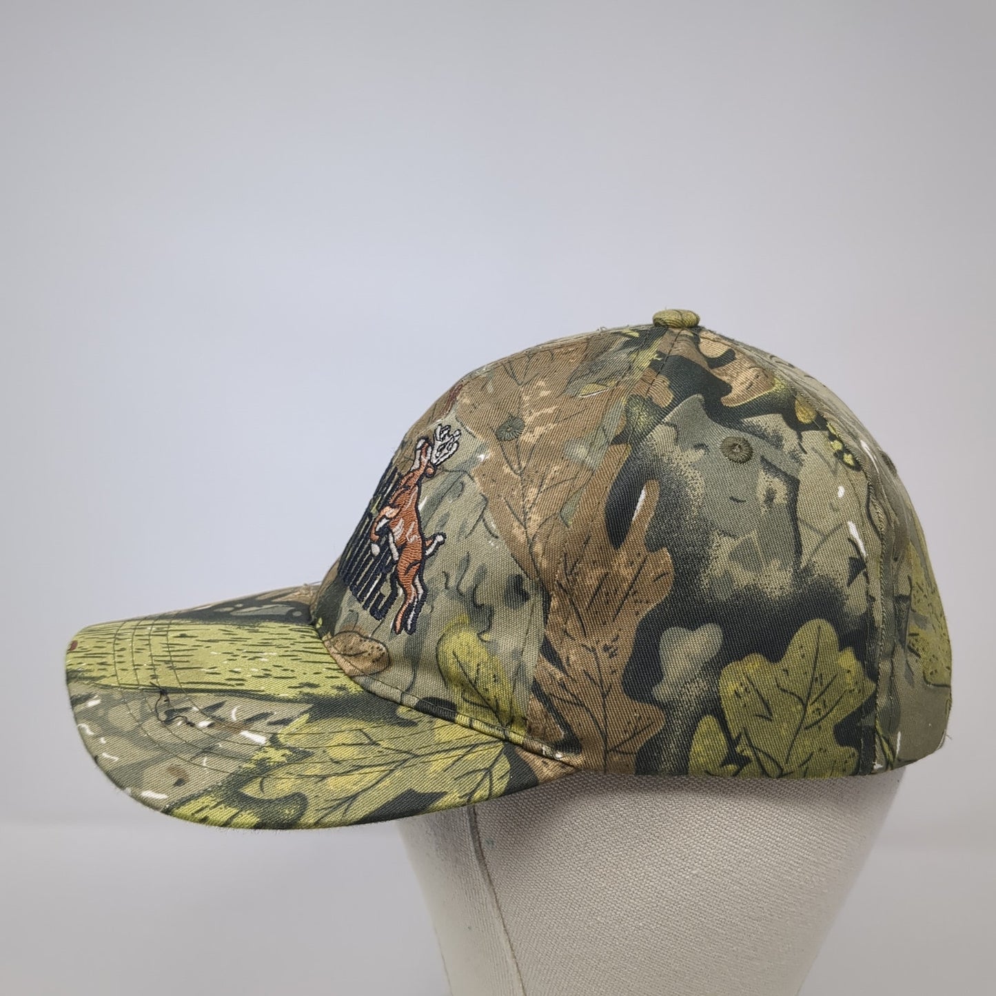 Hunt The Great Outdoors Baseball Cap Multicolor One Size Adjustable Camouflage