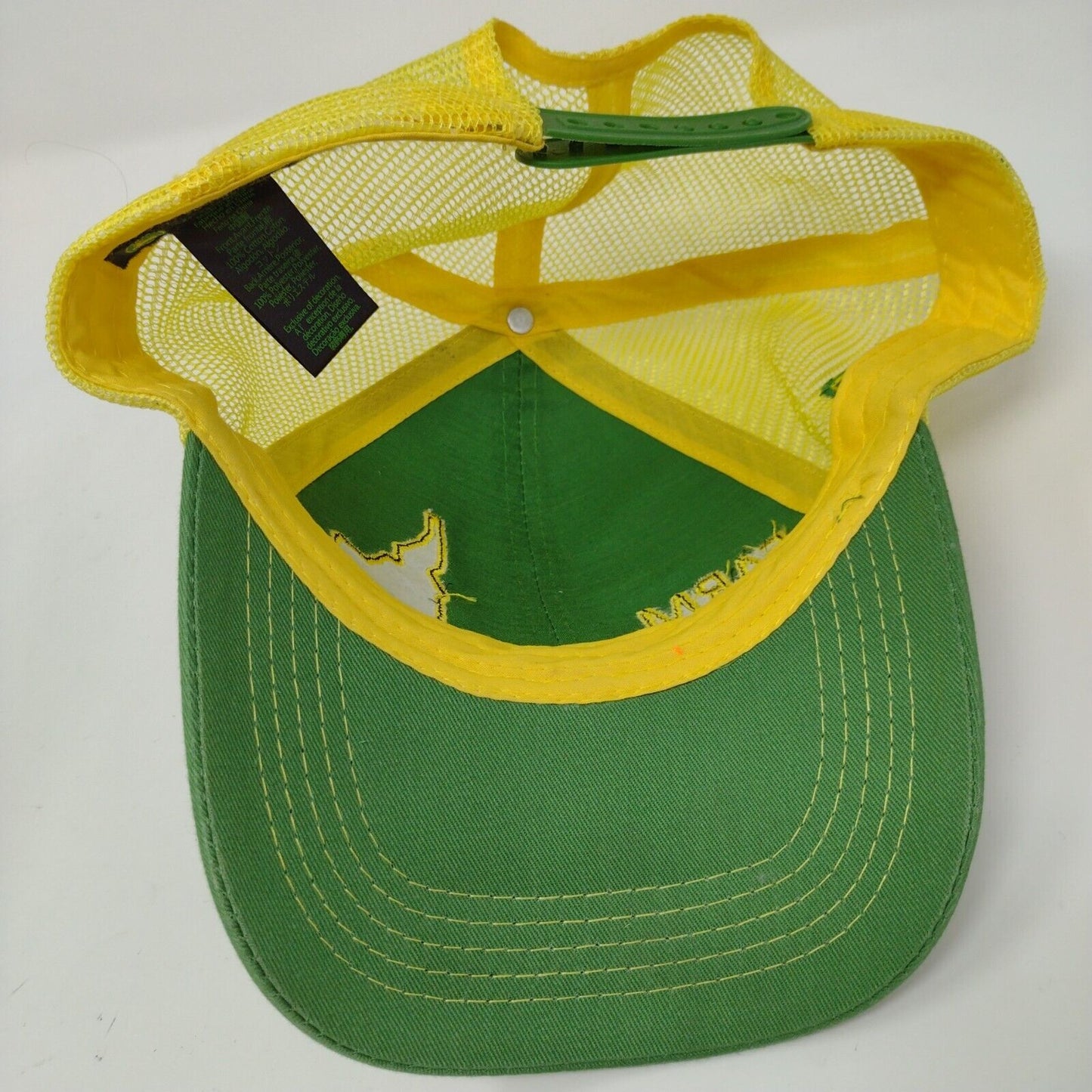 Farm Idaho Snapback Trucker Hat Multicolor OSFM Mesh Back John Deere