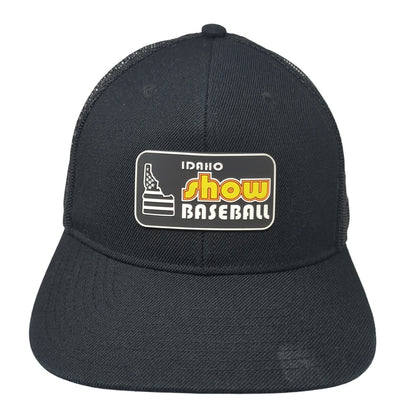 Idaho Show Baseball Snapback Trucker Hat Black One Size Mesh Back