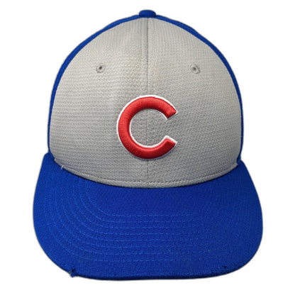 OC Sports MLB Chicago Cubs Baseball Cap Blue One Size Strapback Curved Brim