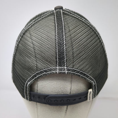 Billabong Trucker Hat Gray One Size California Love Bear Mesh Snapback Surf