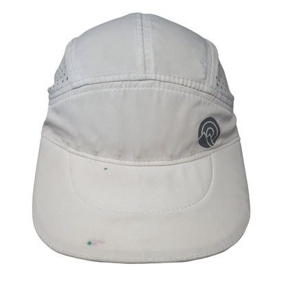 Outdoor Essentials Strapback 5 Panel Hat White One Size Solid Laser Cut