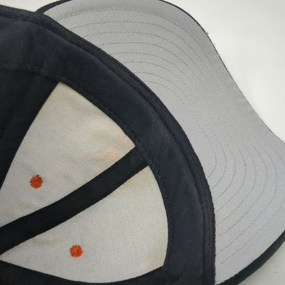 Team Star Classic Black Baseball Cap 7 1/2 Fitted Embroidered Tiger USA Hat