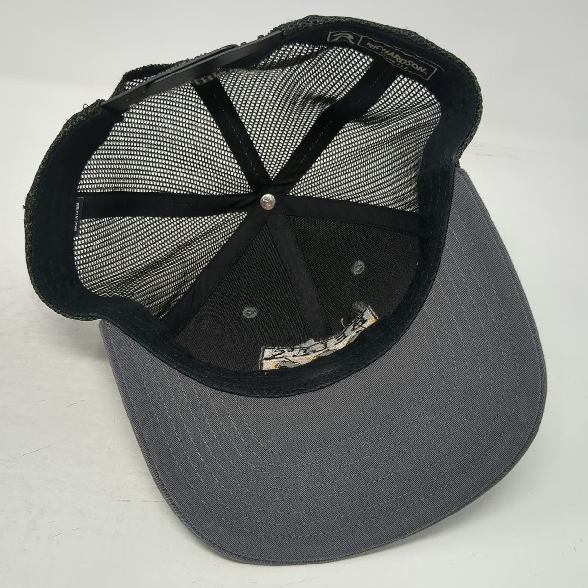 Richardson Trucker Hat Gray One Size Bell's Inspired Brewing Beer Mesh Snapback
