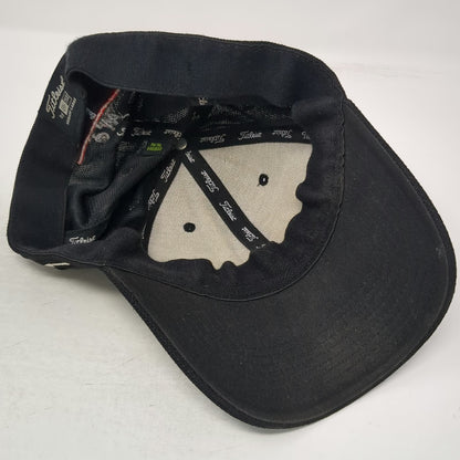 Titleist New Era Cap Black White L Pro V1 FootJoy Stretch Fit Spandex Golf Hat