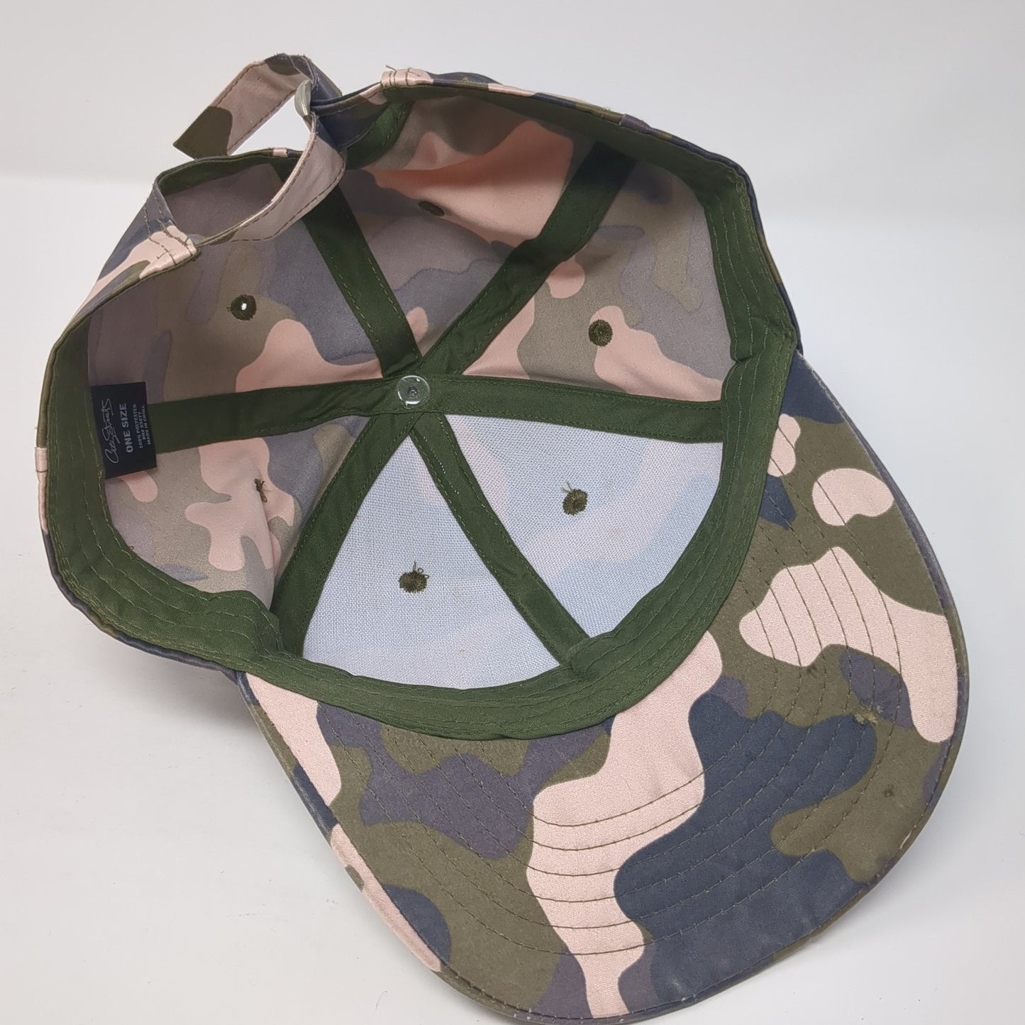 City Streets Baseball Cap Multicolor One Size Adjustable Camouflage 6 Panel