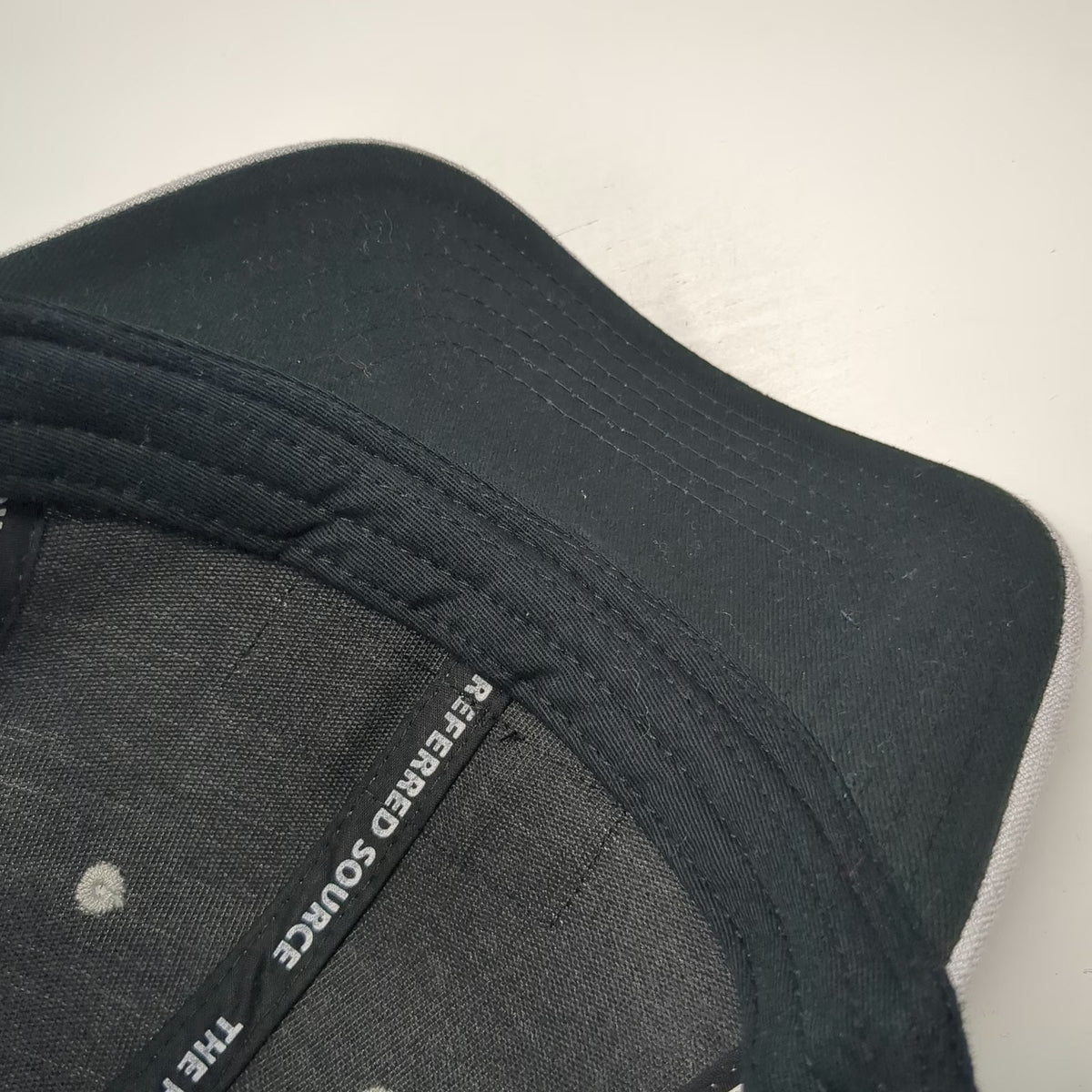 OTTO Trucker Hat Gray Black One Size Mesh Back Snapback IMC Idaho Construction