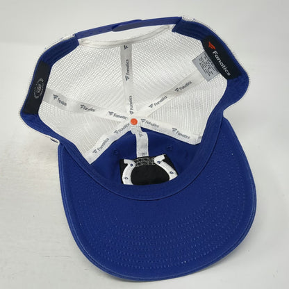 Indianapolis Colts NFL Fanatics Trucker Hat Blue White OSFM Mesh Snapback Logo