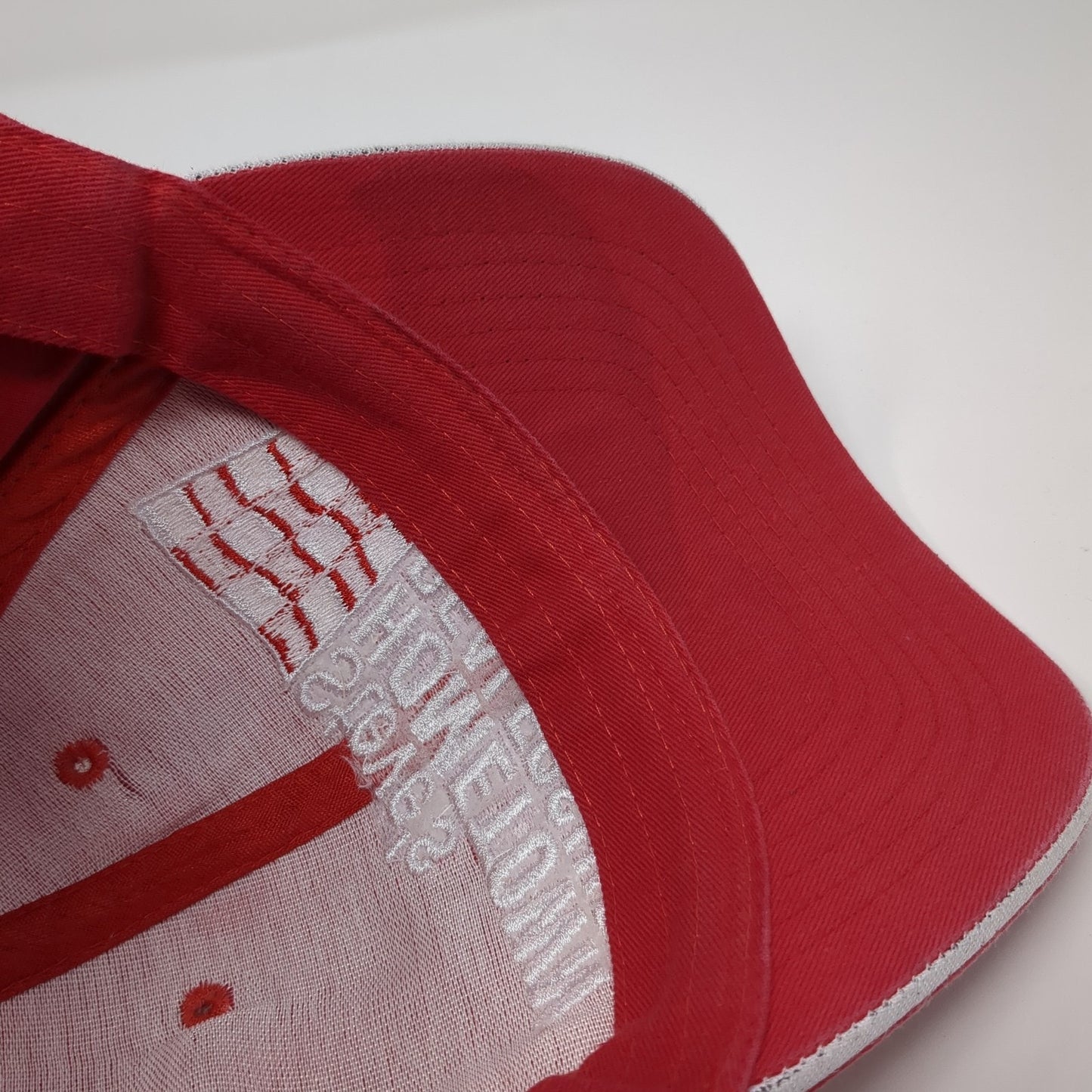 Steve's Hometown Dealerships Strapback Hat Red One Size Solid Ford Ram