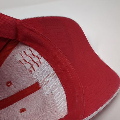 Steve's Hometown Dealerships Strapback Hat Red One Size Solid Ford Ram