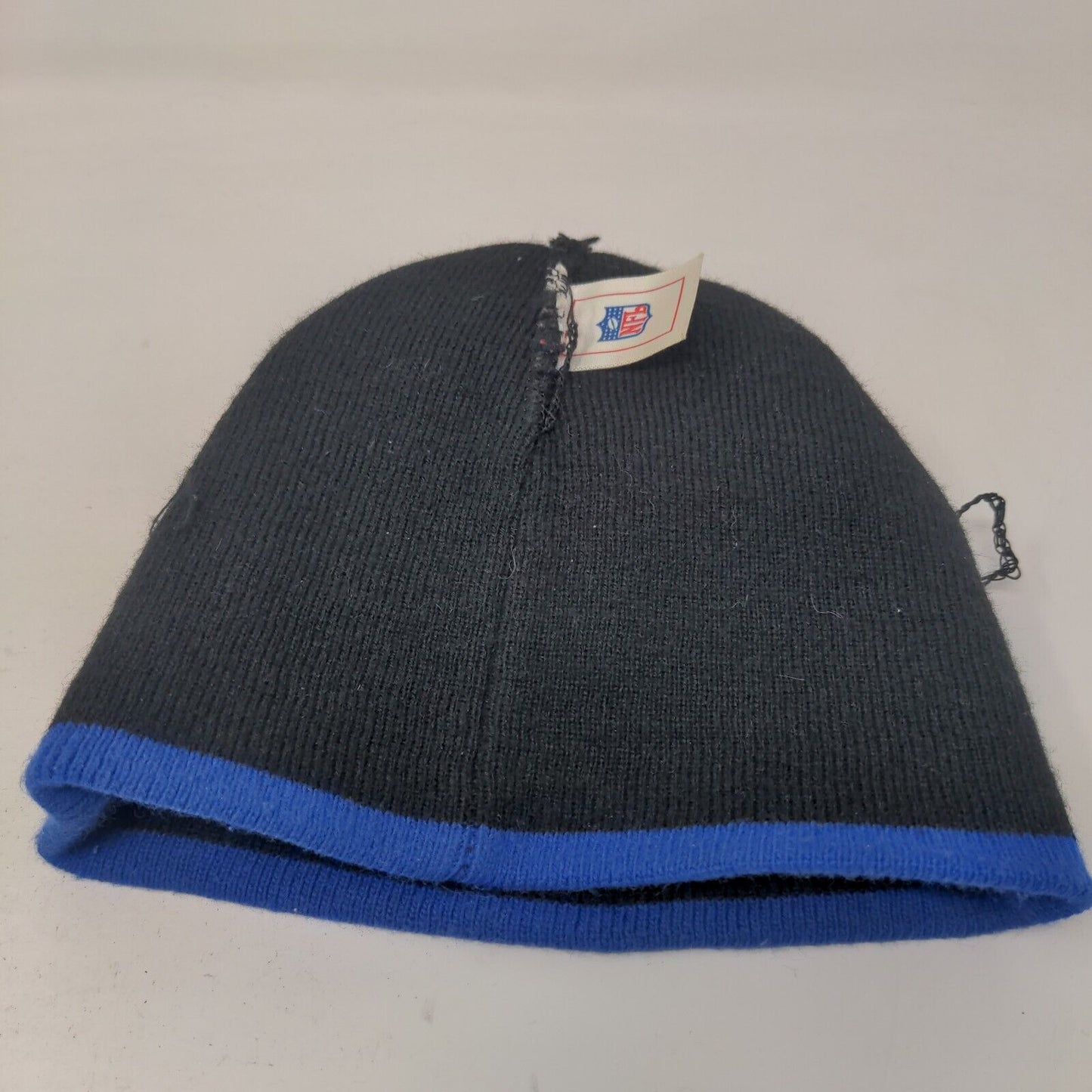 NFL Indianapolis Colts Men's Knit Beanie Hat Black Blue Embroidered Logo
