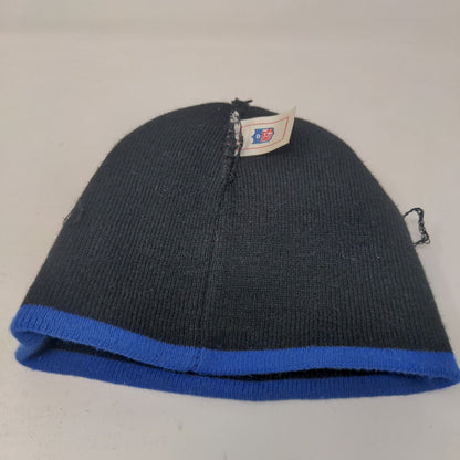 NFL Indianapolis Colts Men's Knit Beanie Hat Black Blue Embroidered Logo
