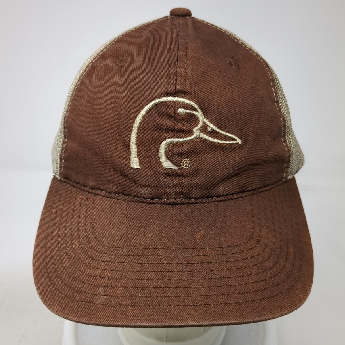 Outdoor Cap Baseball Cap Brown One Size Ducks Unlimited Logo Mesh Back Hat