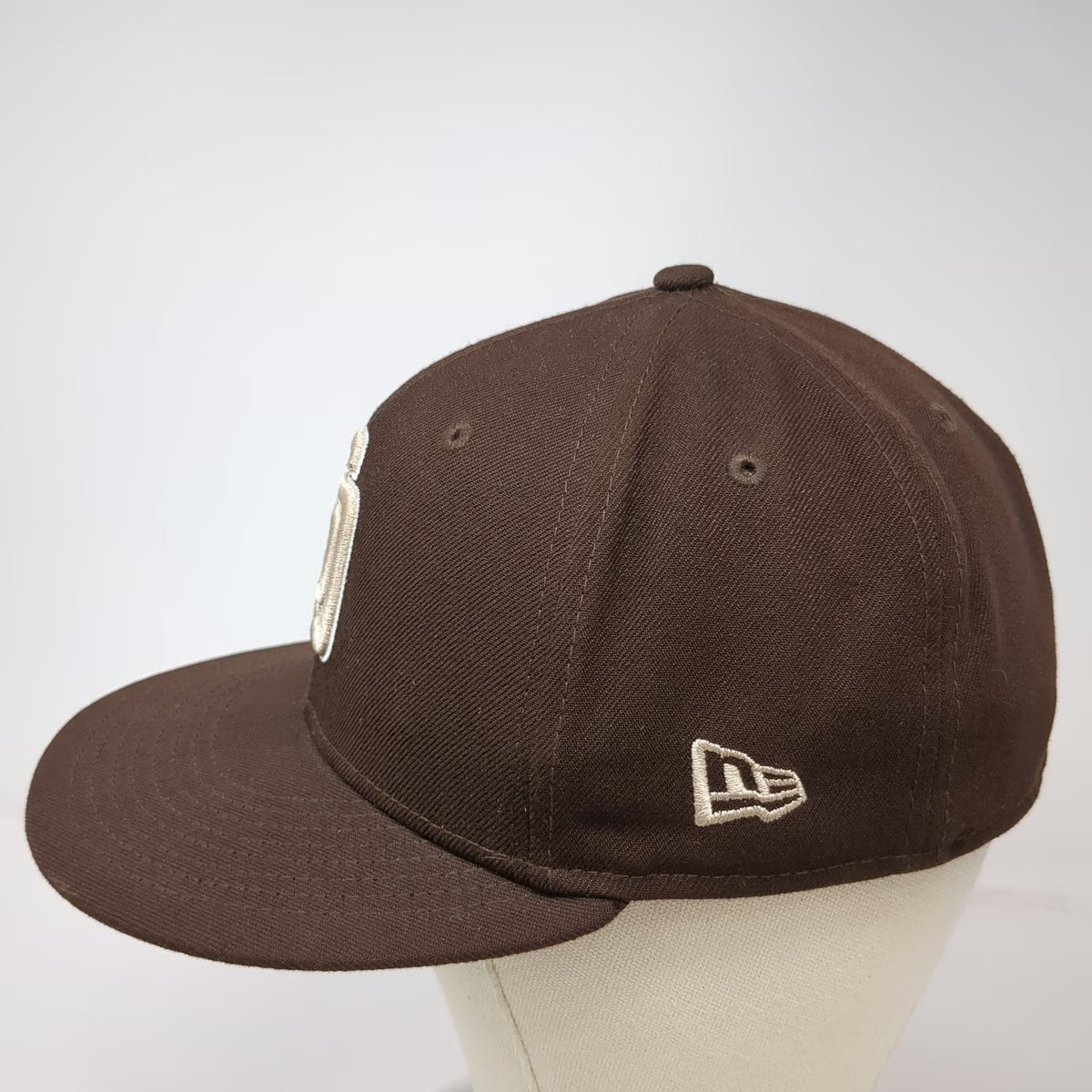 New Era San Diego Padres MLB Baseball Cap Brown 7 1/8 Fitted 59FIFTY OnField Hat