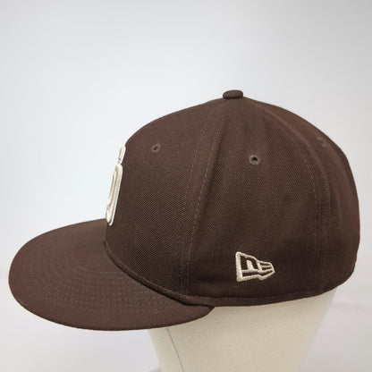 New Era San Diego Padres MLB Baseball Cap Brown 7 1/8 Fitted 59FIFTY OnField Hat