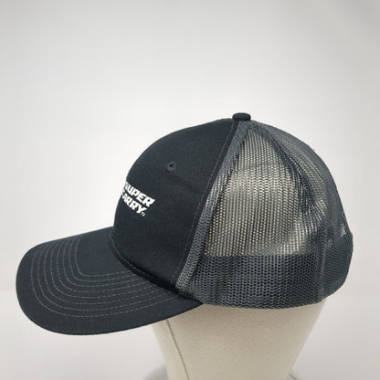 3D Super Carry Federal Trucker Hat Black One Size Adjustable Mesh Port Authority