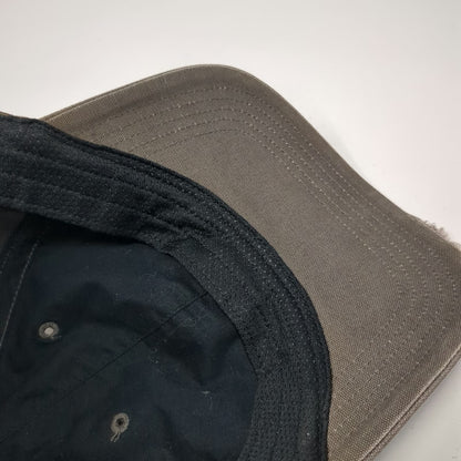 Carhartt Baseball Cap Brown One Size Distressed Strapback Logo Workwear Hat
