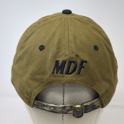 Outdoor Cap Mule Deer Foundation MDF Baseball Cap Brown One Size Camo Brim Hat