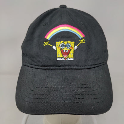 Nickelodeon SpongeBob Squarepants Slideback Hat Black One Size Embroidered