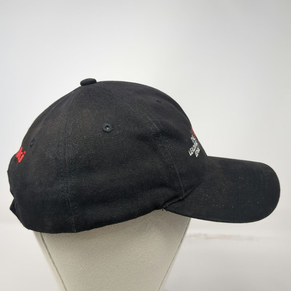 Pacific Headwear Baseball Cap Black One Size Kawasaki Slogan Embroidered Hat