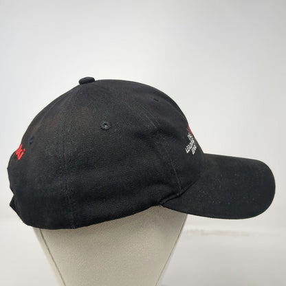Pacific Headwear Baseball Cap Black One Size Kawasaki Slogan Embroidered Hat
