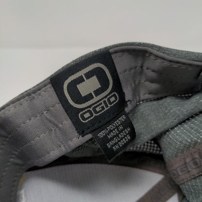 FNT Idaho Strapback Hat Gray One Size Adjustable Embroidered Ogio