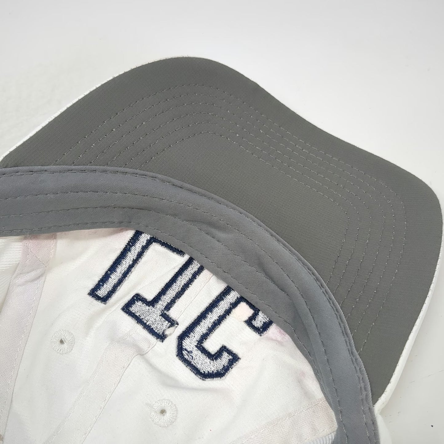 Imperial LTC White Baseball Cap One Size Slideback US Flag Bird Performance Hat
