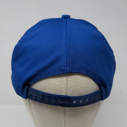 NAPA Snapback Hat Blue OSFA Adjustable Embroidered Vented Holes 6 Panel Tex Kap