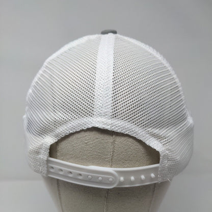 Peppershock Media Snapback Trucker Hat Gray OS Mesh Back Port Authority Cotton