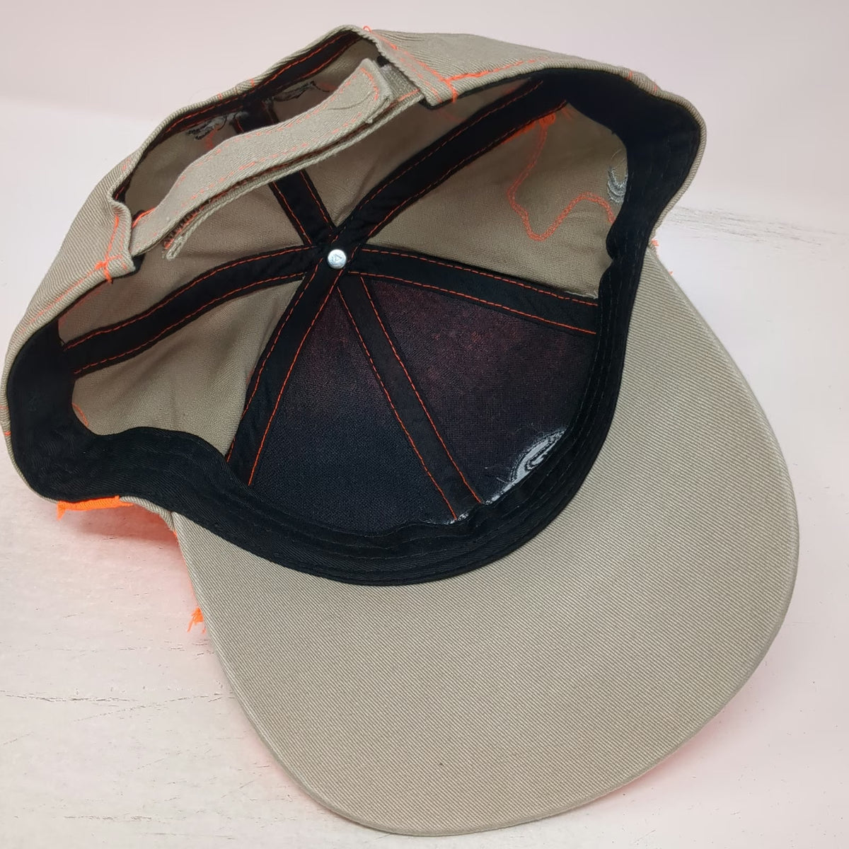 Baseball Cap Orange One Size Frayed Runnings Federal Ammunition 2012 Hunting Hat
