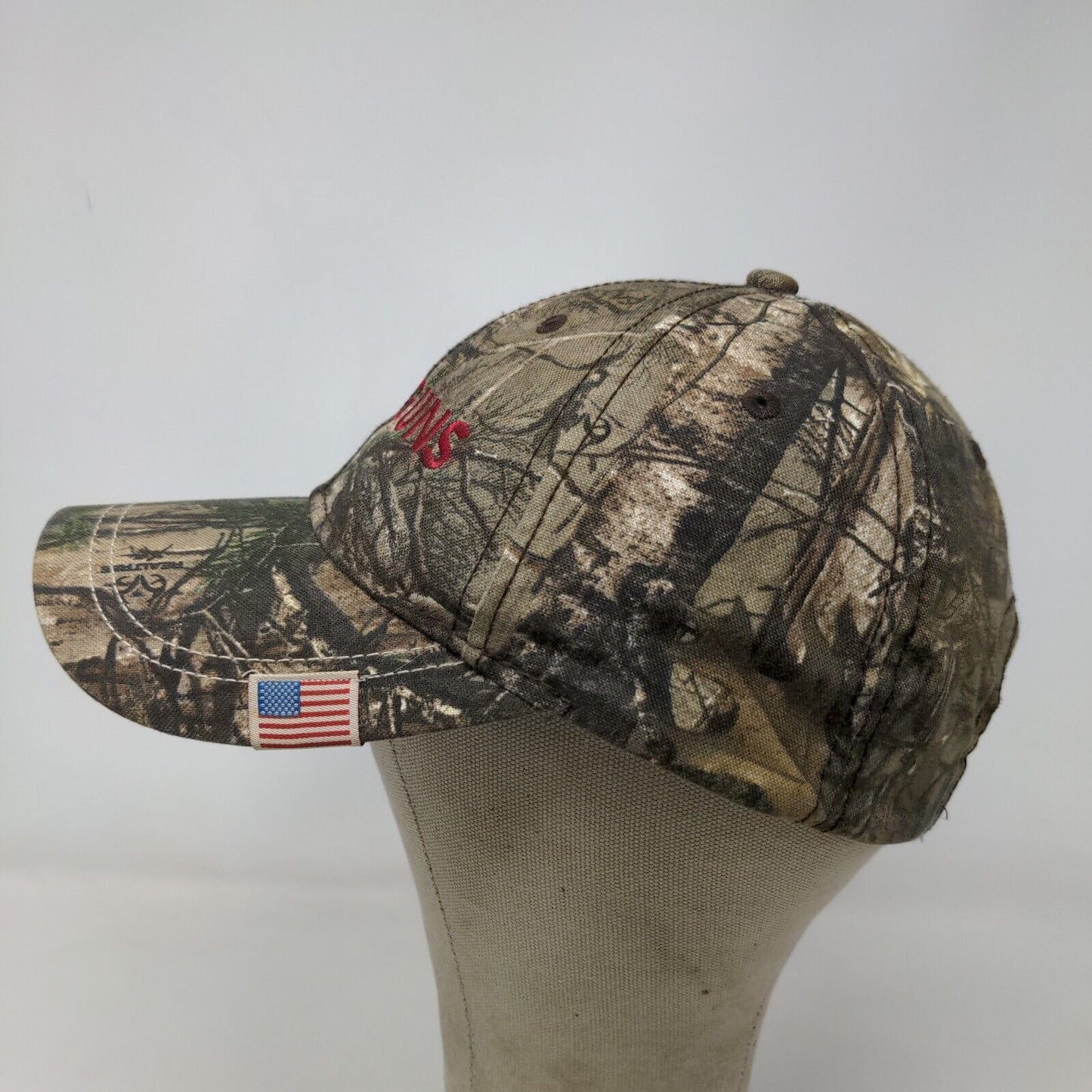 Four Guns Men's Slideback Camo Hat Size OSFA Embroidered Logo