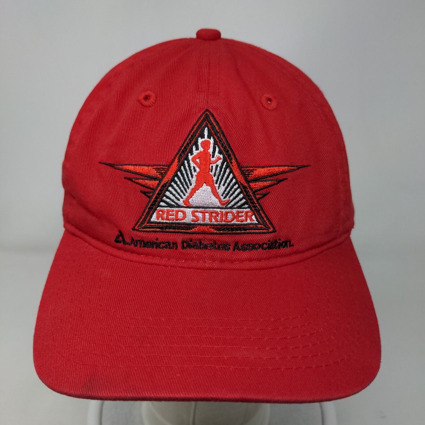 Red Strider American Diabetes Association Strapback Hat Red One Size
