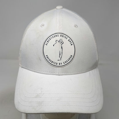Pukka Albertsons Boise Open Golf Hat White One Size Baseball Cap Mesh Slideback