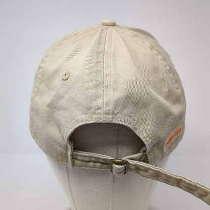 Costa Rica Pura Vida Slideback Hat Tan One Size Adjustable Embroidered 6 Panel
