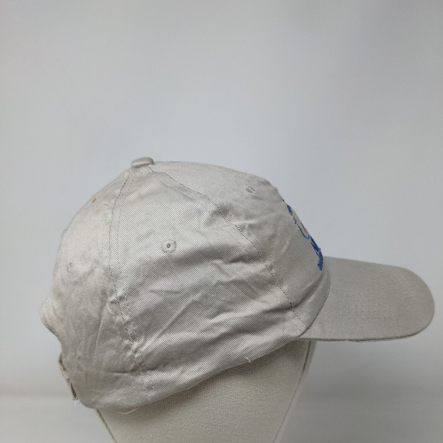 AllEars.Net Strapback Hat Tan OSFA Embroidered Vent Holes Hit Wear