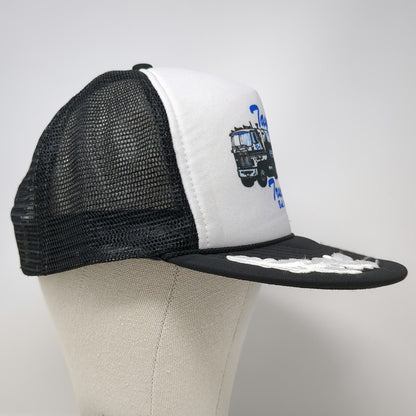 Otto Trucker Hat Black One Size Taylor Trucking Idaho Oak Leaves Mesh Snapback
