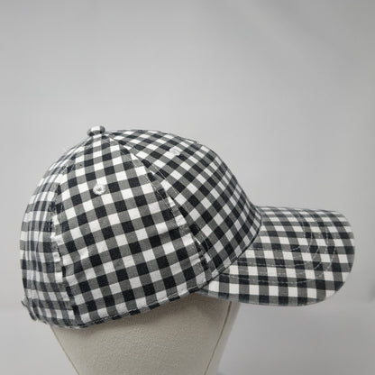 Unbranded Strapback Hat Multi One Size Adjustable Gingham Check Plaid