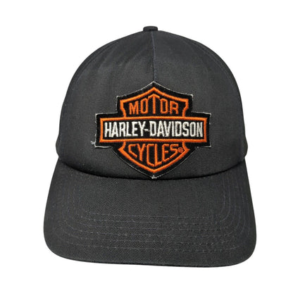 Harley-Davidson Motorcycles Snapback Hat Black One Size Adjustable Embroidered