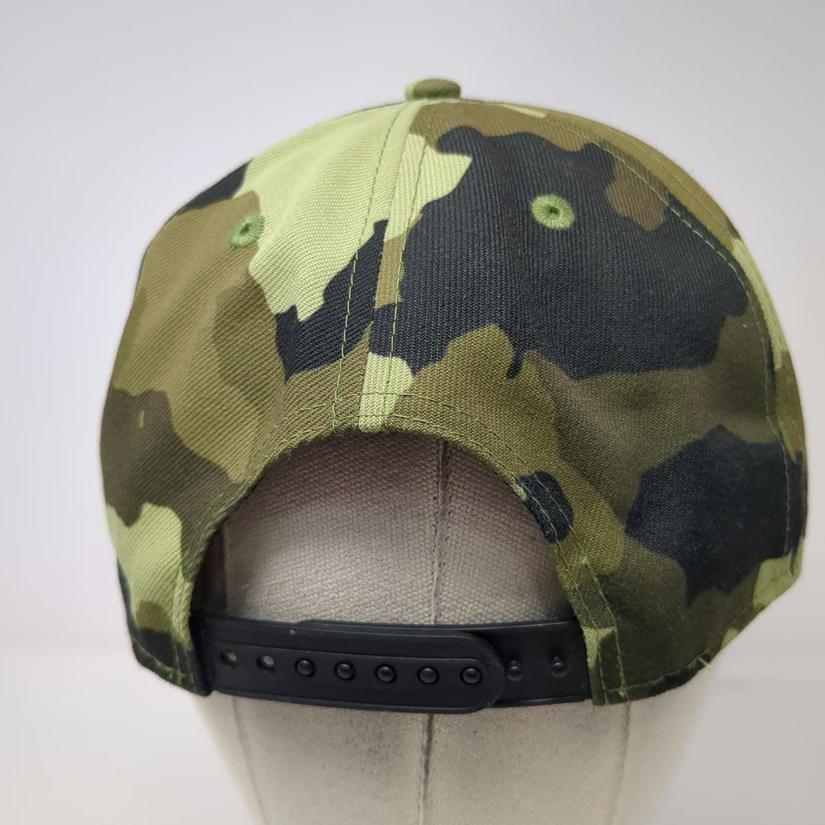 New York Mets MLB New Era Snapback Hat Green Camo One Size Flat Bill 9FIFTY