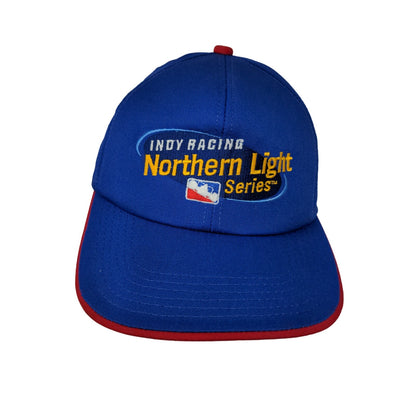 Vintage K Products Indy Racing Northern Light Series Strapback Hat Made in USA